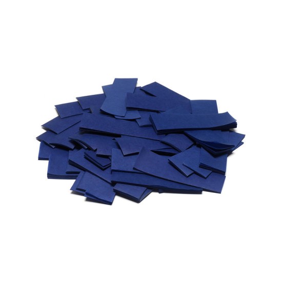 The Confetti Maker Slow-fall confetti rectangles - Dark blue