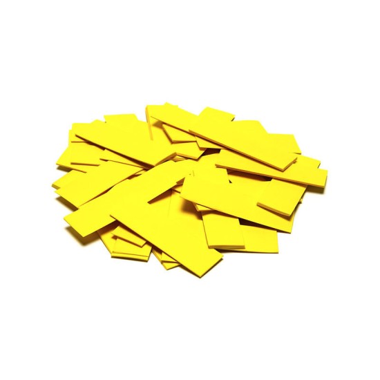 The Confetti Maker Slow-fall confetti rectangles - Yellow