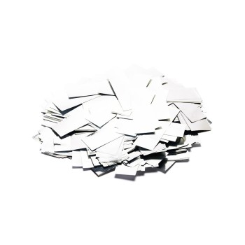 The Confetti Maker Slow-fall metallic confetti rectangles - White