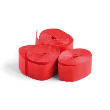 The Confetti Maker Streamer 10 m x 1,5 cm - Red