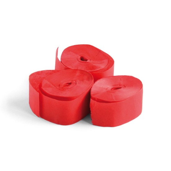 The Confetti Maker Streamer 10 m x 1,5 cm - Red