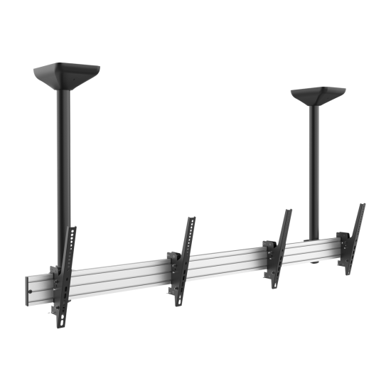 Showgear PCM4555S-2 Supporto a soffitto per doppio schermo corto