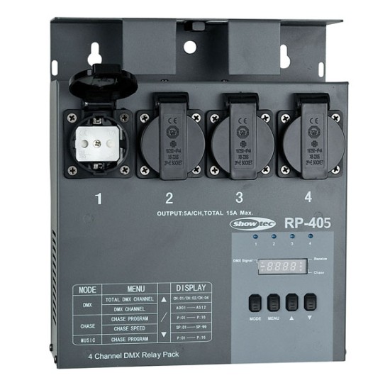 Utilità DMX Showtec RP-405 MKII Relay pack