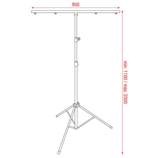 Supporti Showtec 70102