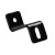 Wentex Eurotrack - Universal mounting bracket, Black