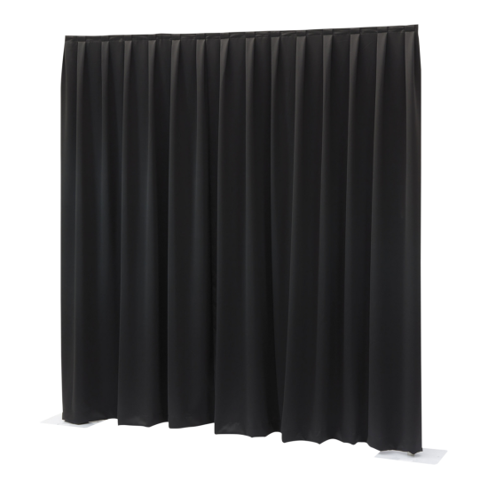 Wentex P&D Curtain Molton 300 g/m² 400 x 400 pleated