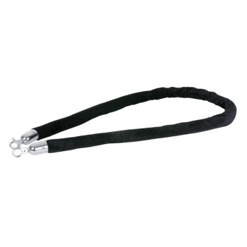 Showtec Velvet Rope, Black,Silver Hook