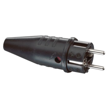 ABL Rubber Schuko Connector Male