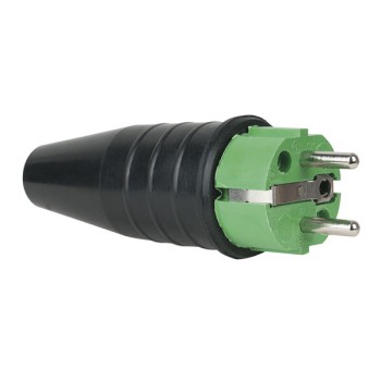 PCE Rubber Schuko Connector Male