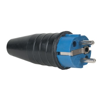 PCE Rubber Schuko Connector Male