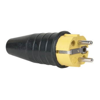 PCE Rubber Schuko Connector Male