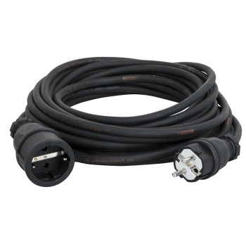 DAP Ext. Cable Schuko/Schuko Titanex with PCE 3x 1.5 mm²