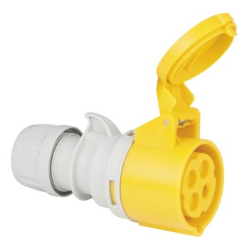 PCE CEE 16 A/110 V 4P Plug - female - yellow