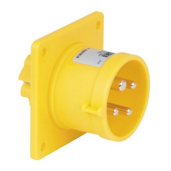 PCE CEE 16 A/110 V 4P Socket - male - yellow