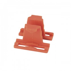 Showgear Mounting clip double for 4-pin and 5-pin cable connector