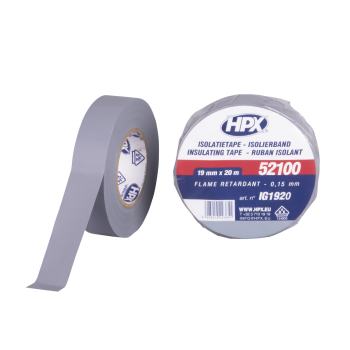 HPX Nastro isolante in PVC 52100 19 mm 20 mt grigio