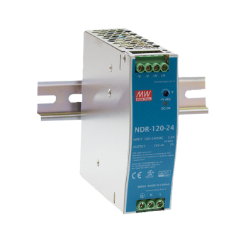 Meanwell DIN Rail Power Supply 120 W/24 V DC