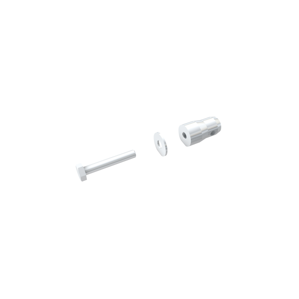 Milos Male fitting with M12x75 bolt