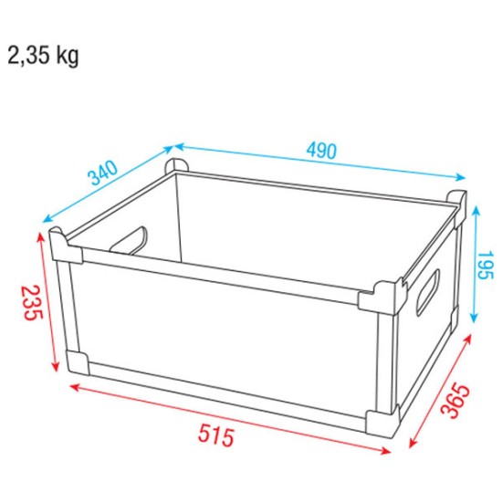 Flightcase Dap-Audio D7002