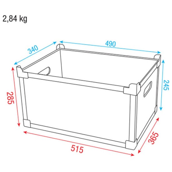 Flightcase Dap-Audio D7003