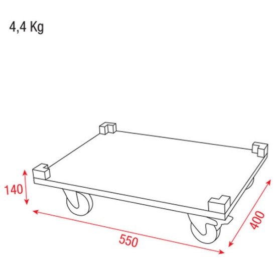 Flightcase Dap-Audio D7005