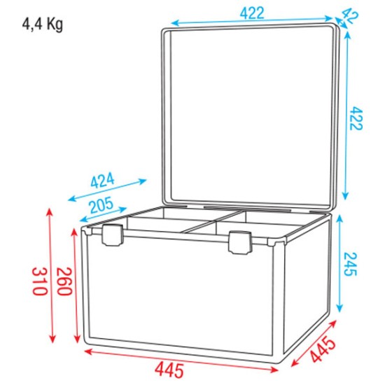 Flightcase Dap-Audio D7013