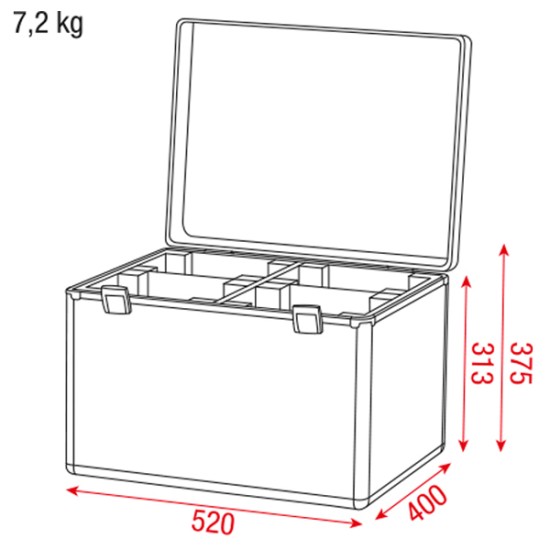 Flightcases Dap-Audio D7033