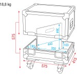 Flightcase Dap-Audio D7318