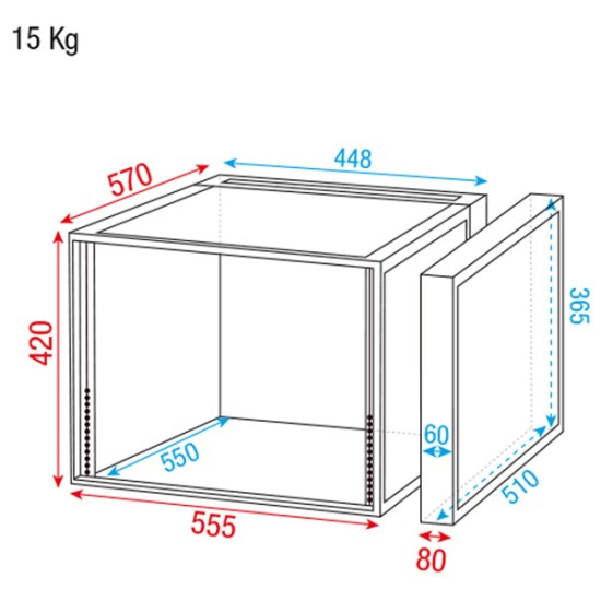 Flightcase Dap-Audio D7374B