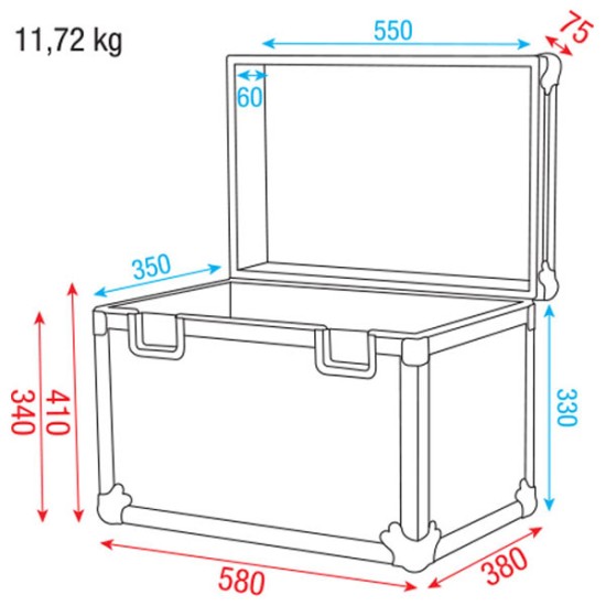 Flightcases Dap-Audio D7421B