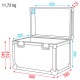 Flightcase Dap-Audio D7421B