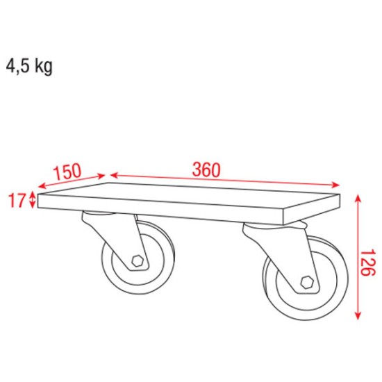 Flightcases Dap-Audio D7429B