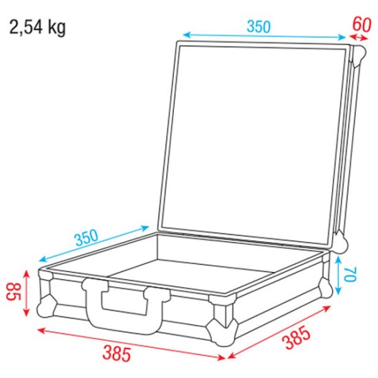 Flightcases Dap-Audio D7430B