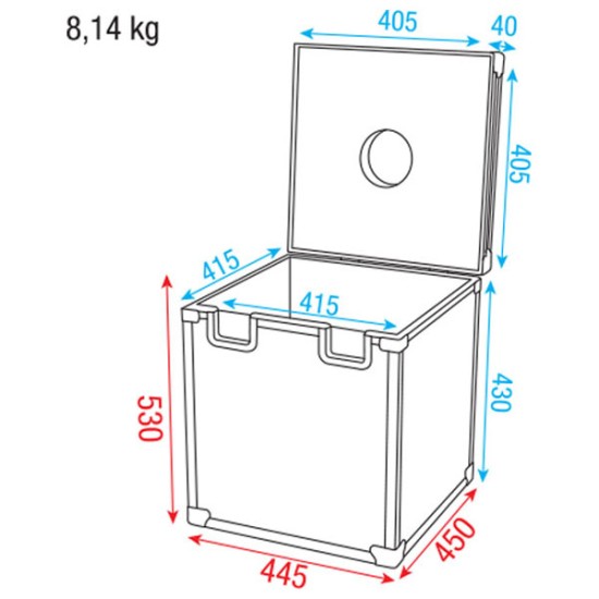 Flightcases Dap-Audio D7441B