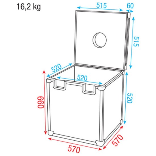 Flightcases Dap-Audio D7442B