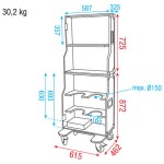 Flightcase Dap-Audio D7518