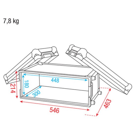 Flightcases Dap-Audio D7532B