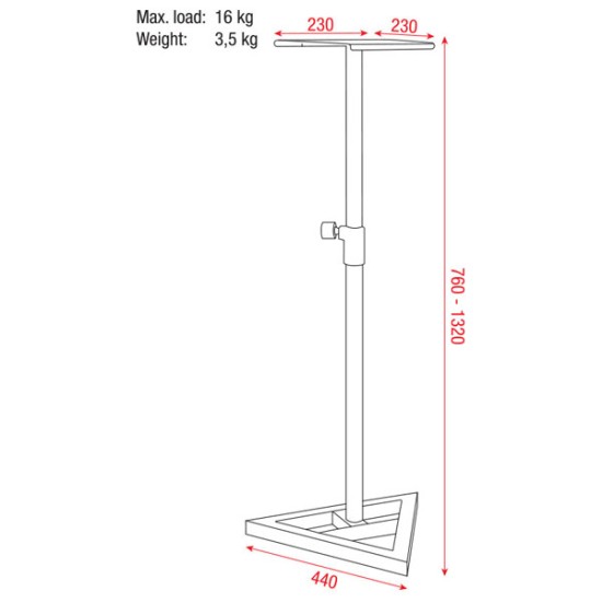 Supporti Dap-Audio D8320