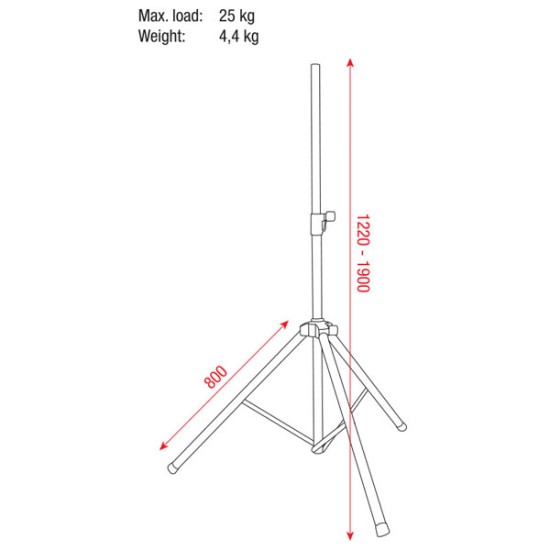 Stands Dap-Audio D8324