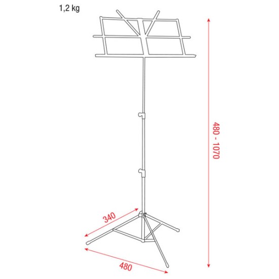 Supporti Dap-Audio D8350