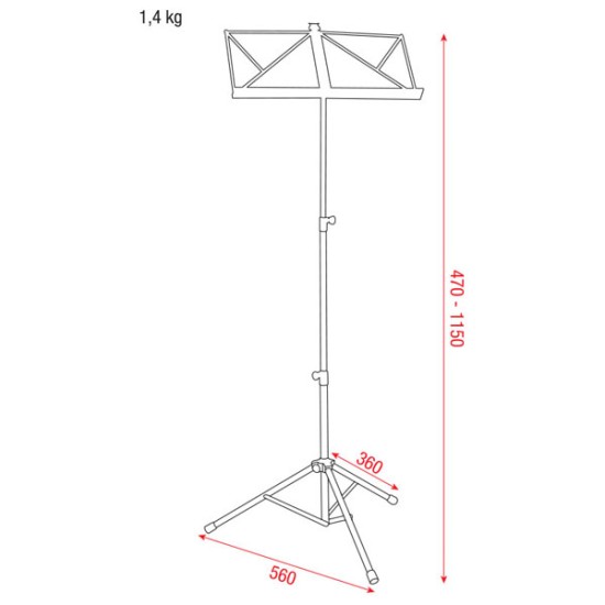 Stands Dap-Audio D8351