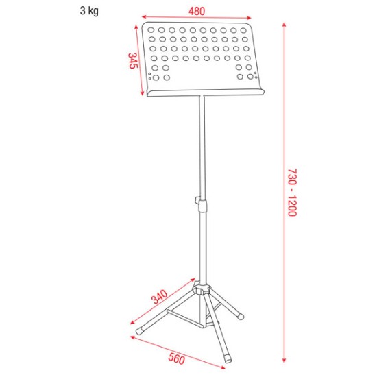 Stands Dap-Audio D8352