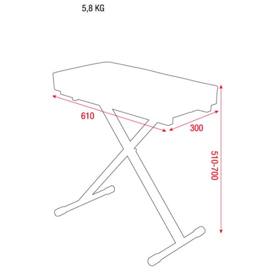 Supporti Dap-Audio D8362