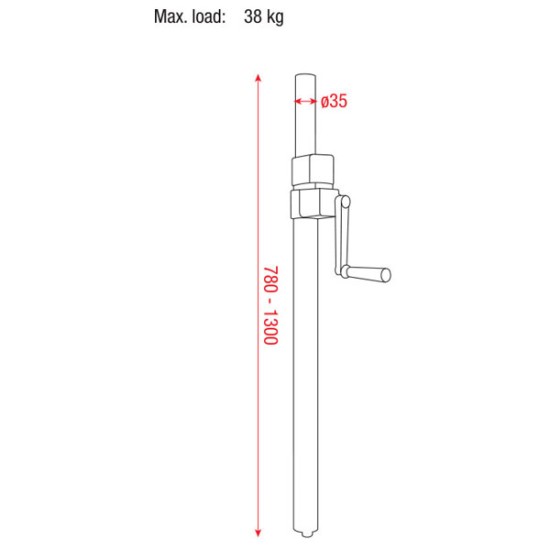 Stands Dap-Audio D8427