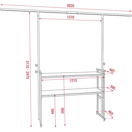 Stands Dap-Audio D8660