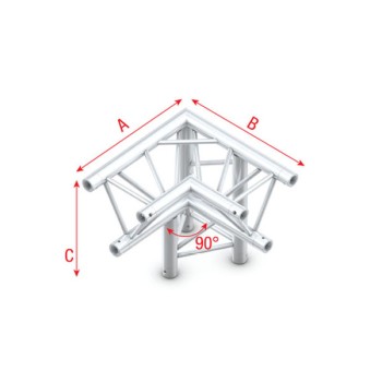 Milos Deco-22 Triangle truss - down right - apex down