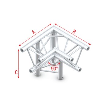 Milos Deco-22 Triangle truss - down left - apex down