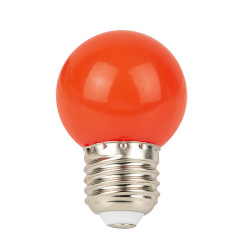 Showgear Lampadina LED G45 E27 rosso