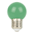 Showgear Lampadina LED G45 E27 verde