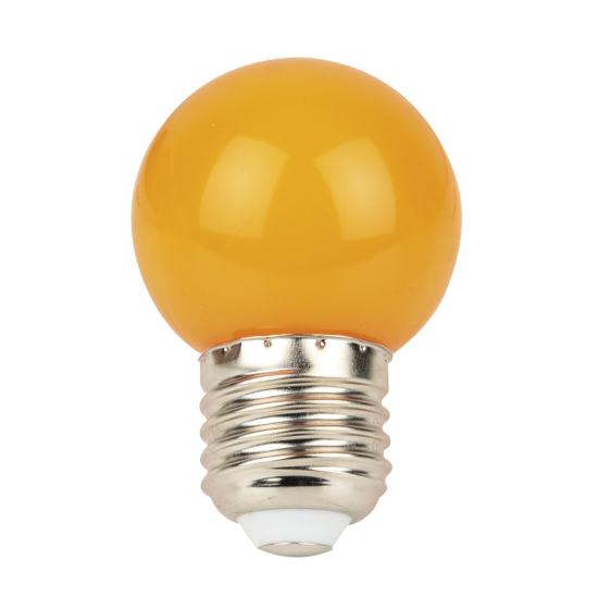 Showgear Lampadina LED G45 E27 arancio